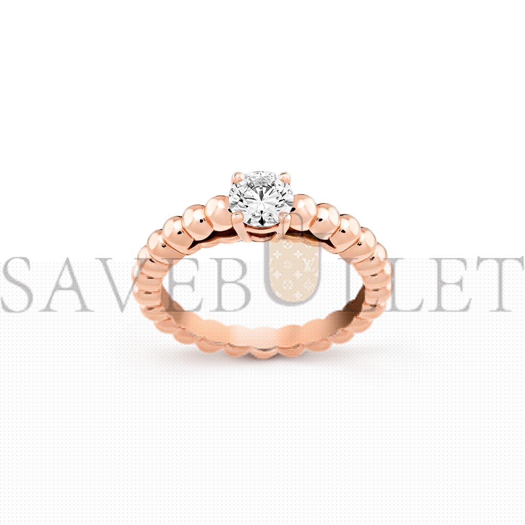 V*N CL*F arpels perlÉe solitaire 0.50 ct evvs1 - rose gold  vcaro1vj00